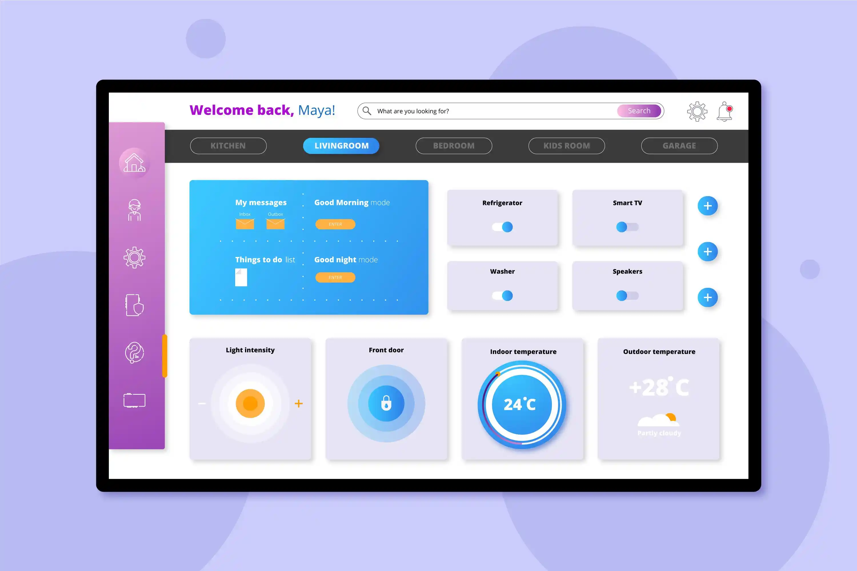 Kenya web platform illustration